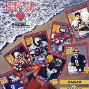 1992 Holiday Bowl program