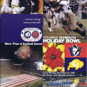 1996 Holiday Bowl program