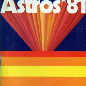 1981 Houston Astros media guide