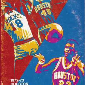 1972-73 Houston Rockets media guide