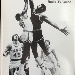 1973-74 Houston Rockets media guide