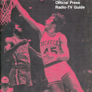 1974-75 Houston Rockets media guide