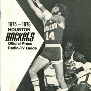 1975-76 Houston Rockets media guide
