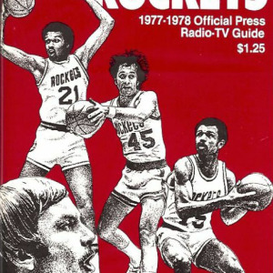 1977-78 Houston Rockets media guide