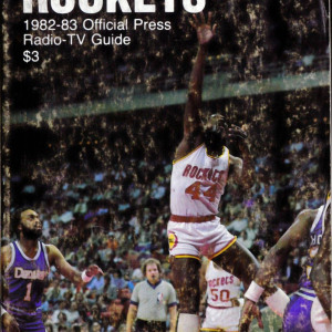 1982-83 Houston Rockets media guide
