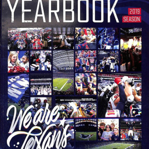 2019 Houston Texans yearbook