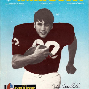 1974 Hula Bowl program