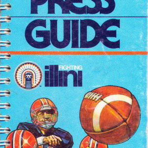 1981 Illinois Fighting Illini Football media guide
