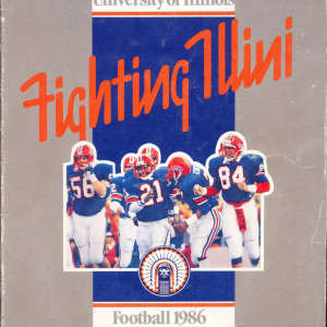 1986 Illinois Fighting Illini Football media guide