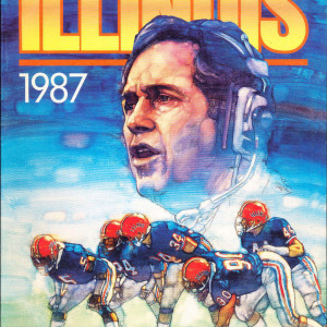 1987 Illinois Fighting Illini Football media guide
