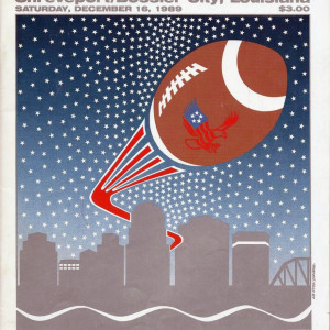 1989 Independence Bowl program