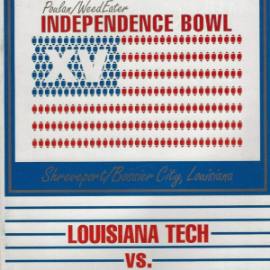 1990 Independence Bowl program
