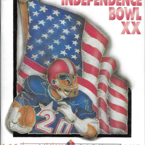 1995 Independence Bowl program