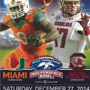 2014 Independence Bowl program