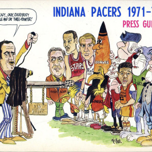 1971-72 Indiana Pacers media guide