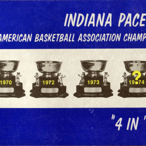 1973-74 Indiana Pacers media guide