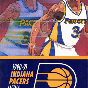 1990-91 Indiana Pacers media guide