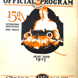 1927 Indianapolis 500 program