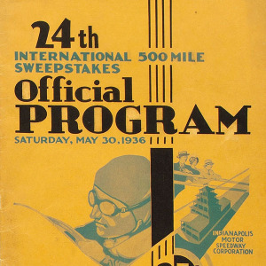 1936 Indianapolis 500 program