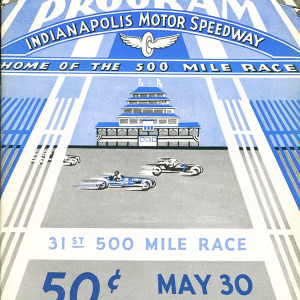 1947 Indianapolis 500 program