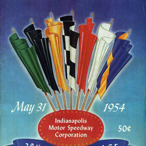 1954 Indianapolis 500 program