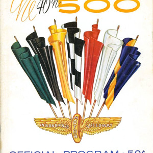 1956 Indianapolis 500 program