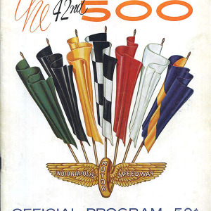 1958 Indianapolis 500 program
