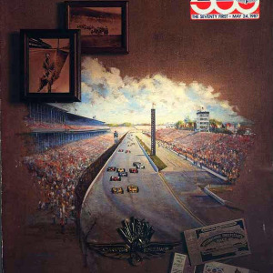 1987 Indianapolis 500 program