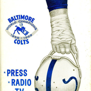 1961 Baltimore Colts media guide