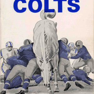 1963 Baltimore Colts media guide