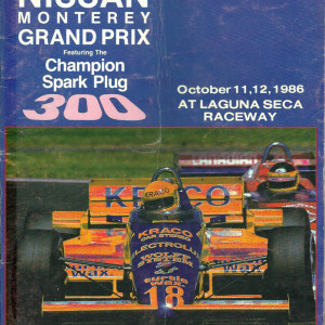 1986 Champion Spark Plug 300 program