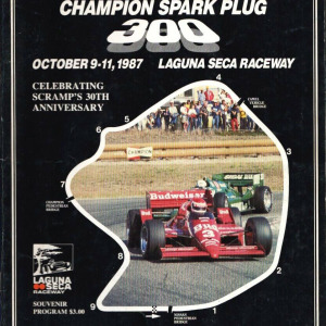 1987 Champion Spark Plug 300 program