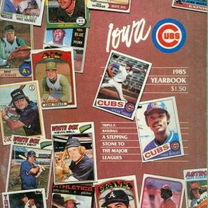 1985 Iowa Cubs yearbook