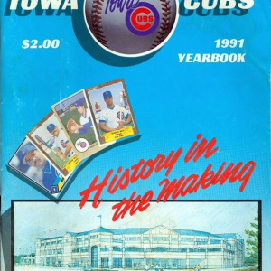 1991 Iowa Cubs yearbook