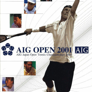 2001 AIG Japan Open Tennis Championships program