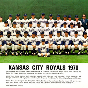 1970 Kansas City Royals team photo