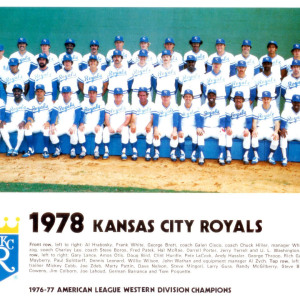 1978 Kansas City Royals team photo