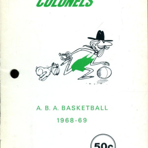 1968-69 Kentucky Colonels media guide