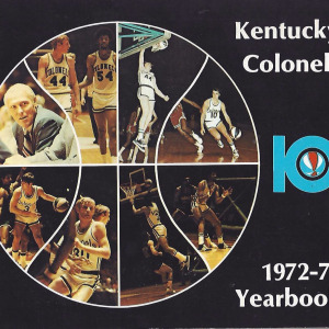 1972-73 Kentucky Colonels yearbook