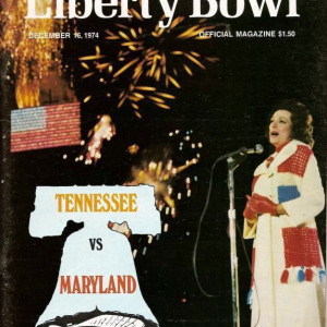 1974 Liberty Bowl game program