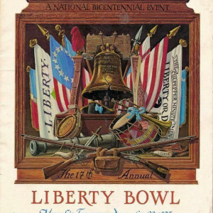 1975 Liberty Bowl game program