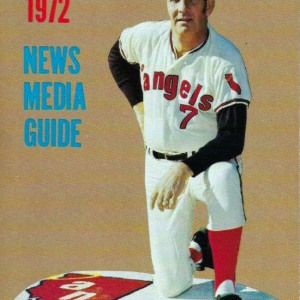 1972 California Angels media guide