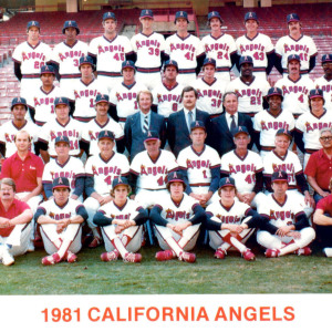 1981 California Angels team photo