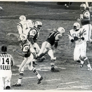 1965 AFL press photo (New York Jets vs. San Diego Chargers)