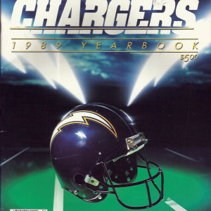 1989 San Diego Chargers yearbook