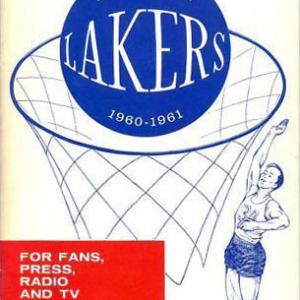 1960-61 Los Angeles Lakers media guide