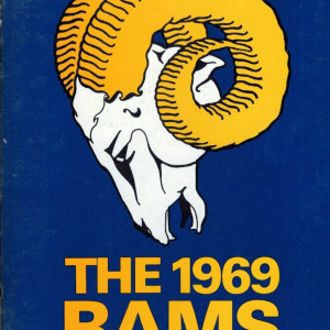 1969 Los Angeles Rams media guide