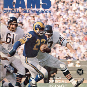 1963 Los Angeles Rams yearbook