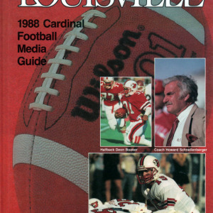 1988 Louisville Cardinals Football Media Guide
