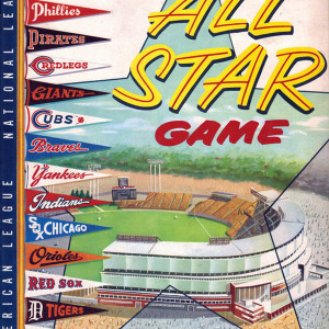 1955 Major League Baseball All-Star Game program